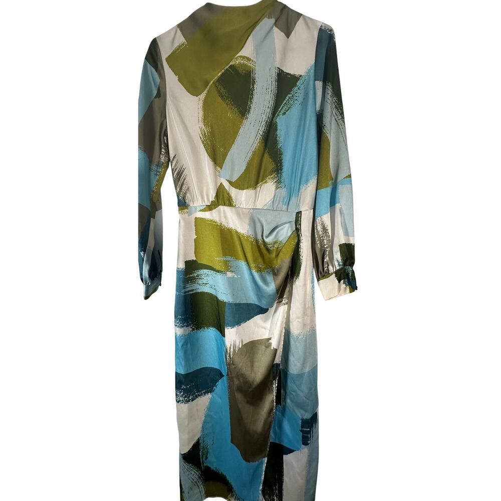 Zara Abstract Watercolor Dress – Size S